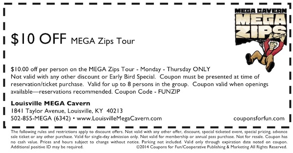 Louisville Mega Cavern Mega Zips Adventure Tour in Louisville, Kentucky