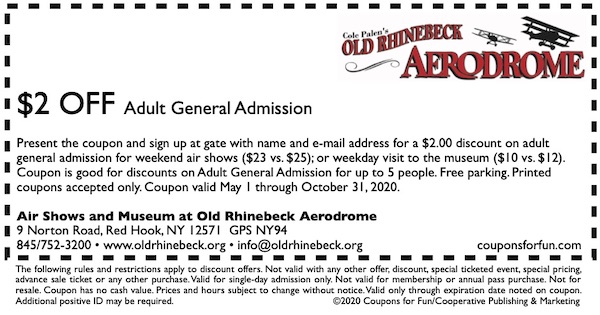 Old Rhinebeck Aerodrome In Rhinebeck New York Get Savings Coupon